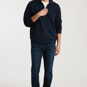 MARCUS SLIM STRAIGHT LEG IN DARK BRUSHED ORGANIC VINTAGE