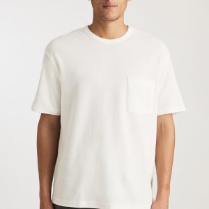 EDITION POCKET T-SHIRT IN ANTIQUE WHITE