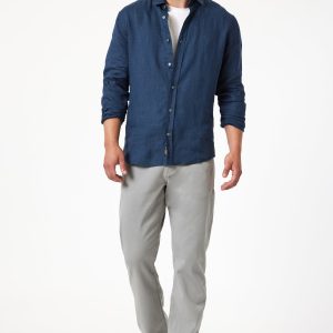 MATT RELAXED STRAIGHT LEG IN STORMY CASUAL TWILL