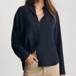 EDITION TENCEL™ BUTTON-UP SHIRT IN INKLING
