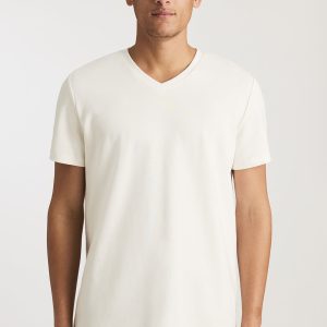 EDITION V-NECK T-SHIRT IN ANTIQUE WHITE