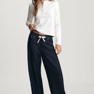 NELLA WIDE LEG IN RINSE WELL BLUE