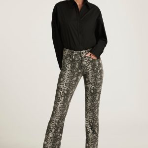 VICKY BOOTCUT IN SMOKE SNAKE DENIM