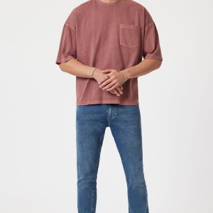 MARCUS SLIM STRAIGHT LEG IN LIGHT BRUSHED SELVEDGE