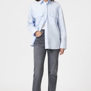 NEW YORK STRAIGHT LEG IN MID SMOKE CLASSIC BLUE